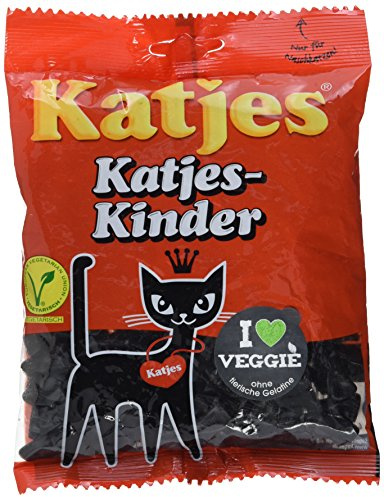 Katjes Katjes-Kinder – Lakritz Kätzchen aus Hartlakritz – Der Klassiker unter den Süßigkeiten (1 x 200 g)
