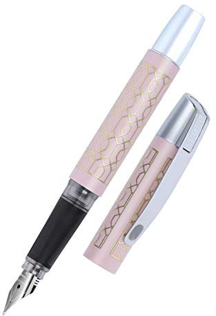 Online 61466/3D - Campus Spotlights Art Deco, Patronen-Füller, Standard-Tintenpatronen, hochwertige Iridium-Feder M, ergonomisches Softtouch-Griffstück, für Allergiker geeignet, 1 Stück
