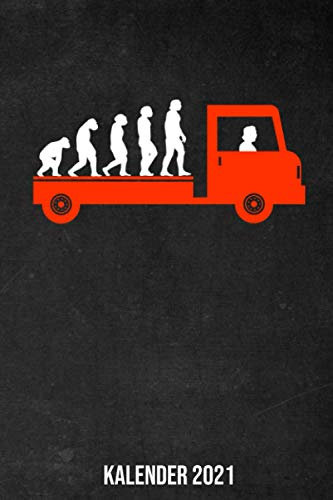 LKW Fahrer Kalender 2021: Jahresplaner 2021 für einen LKW Fahrer I Januar- Dezember I Format 6x9 Zoll, DIN A5 I Soft Cover matt