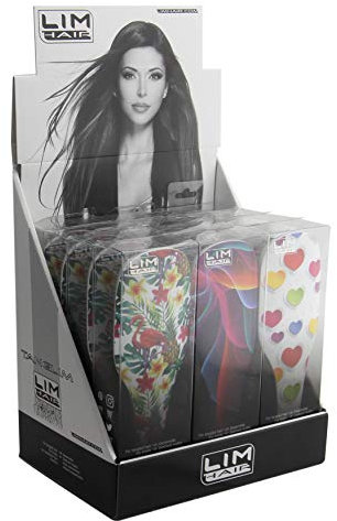 Cepillo de cabello LIM HAIR TANGLIM FREE 14un color variado Desenredante sin tirones y sin romper el cabello. Dureza: Media (DISPLAY 14 un)