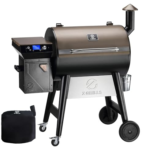 Z GRILLS 7002C Wood Pellet Grill, PID 3.0 Controller,697 in sq