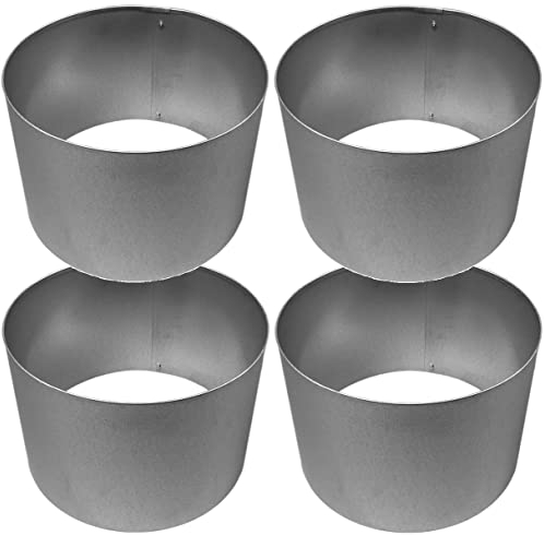 Premium Rasenkante Kreis Ø 37 cm Höhe 25 cm Beetumrandung Rasenbegrenzung Beeteinfassung 4 Stück (Set)