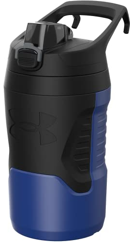Under Armour 32 oz Insulated Water Bottles - Sports Water Jug with Handle, Fence Hook, Leak Resistant for Baseball, Football & More, 32 oz Water Bottles, Sports Water Bottle Insulated