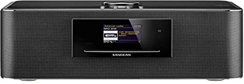 Sangean DDR-75 BT. Radio Internet con Dab+ - BT- WiFi -NFC - CD - USB - Rec - SD. Escucha emisoras de Radio de Todo el Mundo. Control de Tus Aplicaciones de Musica Desde la App.