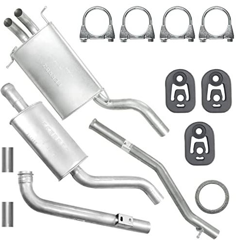 Ferroz Auspuffanlage Schalldämpferset Auspuff für Mercedes C C200 C220 W203 T203 S203 2.2 Cdi TD
