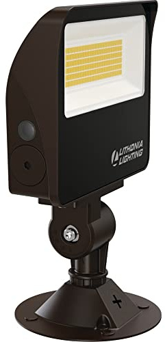 Lithonia Lighting ESXF1 ALO SWW2 KY DDB M2 Outdoor LED Switchable Floodlight, Knuckle or Yoke Mount, Bronze