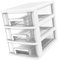 Operitacx Kücheneinheiten Schubladen Kleinigkeiten Clo-Layer-Aufbewahrungsregal Schubladen Gadgets für Schubladen Büroschmuck Durchsichtiger Schrank Home-Desktop-Schmuck – Multifunktional