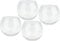 VBS 4er-Pack Teelichtglas BOWL 10,5x8,5cm klarglas Teelichthalter Kerzenhalter Windlicht