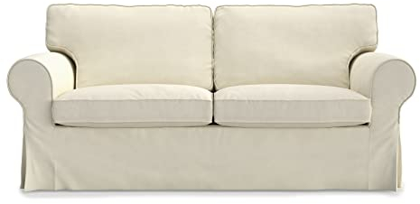 MASTERS OF COVERS Sofahusse passend für IKEA Ektorp 2-Sitzer-Sofa, Ersatzbezug, handgefertigt, 100% Baumwolle, 179x88x88cm