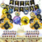 Eid Mubarak Dekoration, 53 Stücke Eid Mubarak Ballon Luftballons, Eid Mubarak Banner, Ramadan Mubarak Party Dekoration, Ramadan Ballons für Ramadan Dekoration 2025 und Eid Mubarak Feier