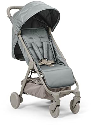 Elodie Details Mondo Stoller® Buggy von Geburt bis 4 Jahre (22 kg) - Liegeposition, Einhand-Faltung und -Steuerung, Leichter Kinderwagen in Kabinengröße - Pebble Green