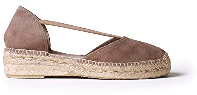 Toni Pons Wildleder-Espadrille für Damen - ERLA - Taupe, 35 EU