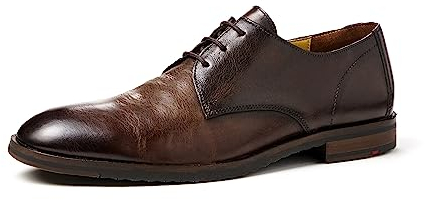 LLOYD Herren Schnürschuhe Dorian, Männer Businessschuhe,Derby,Normalweit,Strassenschuhe,Schnuerung,lace-up,Low-tie,schnürer, Ebony, 44.5 EU / 10 UK