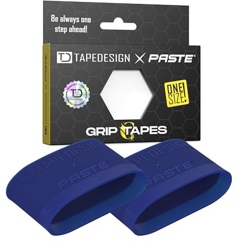 TAPEDESIGN – Schienbeinschonerhalter Grip Tapes aus Silikon, Fußball Männer, Frauen, Navy - Halterung für Fussball Stutzen, Stutzentape