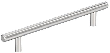 Amerock BP4052026 Schrankgriff aus poliertem Chrom | 160 mm Mitte zu Mitte Schrankbeschläge | Möbelbeschläge | Schubladengriff