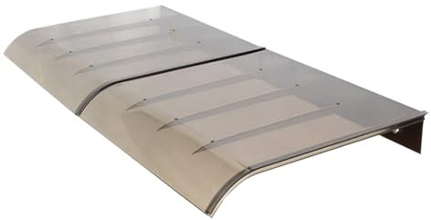 Pensilina Tettoia per Porta,Tenda da Veranda Pensilina in Policarbonato Spessa 3 Mm,Garden Pensilina da Esterno,Protezione Solare Antivento Tettoia Modulabile,per Finestre (40x40cm/16x16)