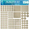 shinfly Filzgleiter 156 - Stuck, Filzgleiter Selbstklebend Beige, Filzgleiter für Stühle 3mm Dicke - Möbelgleiter Filz Selbstklebend Mit Idealer Klebkraft für Möbel Boden