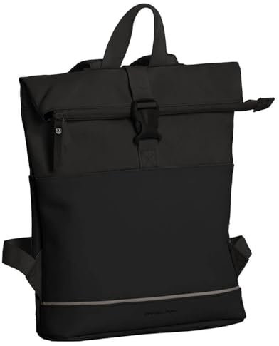 Daniel Ray Rucksack Allentown mit Rolltop-Verschluss - Wasserabweisende Rolltop-Tasche in Black