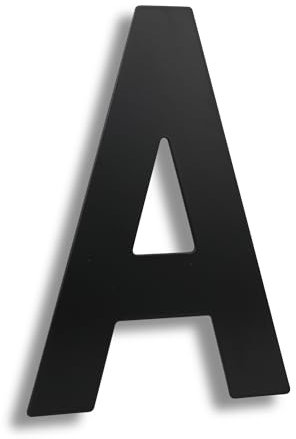 HASWARE Targa moderna in acciaio inox 304 con numero civico verniciato a polvere, elegante decorazione per la casa