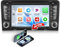 CAMECHO 2+64G Car Stereo for Audi A3 8P S3 RS3 2003-2012, 7 Inch Touch Screen Carplay Android Auto with Sat Nav FM RDS WIFI Bluetooth+Backup Camera