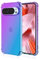 Topme Coque pour Google Pixel 9 (6.3 inches), Étui de Téléphone Portable en Silicone TPU Souple avec Dégradé de Couleur Transparent - Bleu Violet
