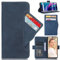Lederhülle für vivo iQOO Z9s 5G Hülle, Tasche Cover Etui Handyhülle für vivo iQOO Z9s 5G, Blau
