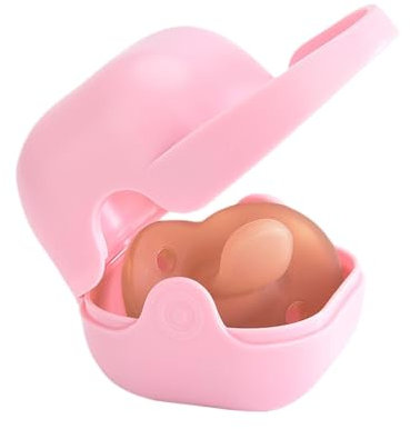 Schnullertasche – Beruhigende Schnullerhülle für Schnuller | Schnullerbehälter | Schutzbehälter für Schnuller und Beißring | Schnullerbox für Babys | Schnullerhalter, Boxen, Pink, Se référer au