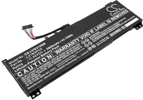 CS Batteria di ricambio ad alta capacità IdeaPad Gaming 3 15ARH7 82SB0071TA,IdeaPad Gaming 3 15ARH7 82SB00DPBM,IdeaPad Gaming 3 15IAH7 82S900BSKR,IdeaPad Gaming 3 15ARH7 82SB0026MX,IdeaPad Gaming 3 15