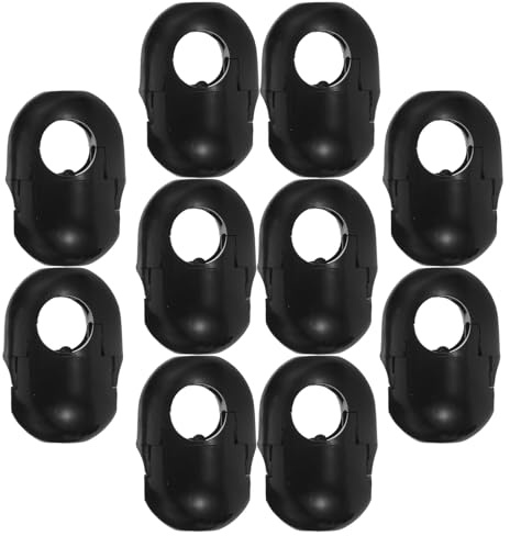 Gatuida 10 Stück Seilklemmen: Wiederverwendbare Seilverbinder aus Kunststoff für Kletterseile, Kletternetze, Spielplätze, Schaukeln und Fitnessgeräte im Freien.