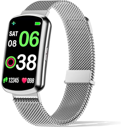 Health Fitness Tracker mit 24/7 Herzfrequenz, Smartwatch mit Blutdruck und Blutsauerstoffgen-Monitor, eingebauter 120+ Sportmodus, Schlaf-Tracking, wasserdichter Aktivitätstracker für Damen Herren