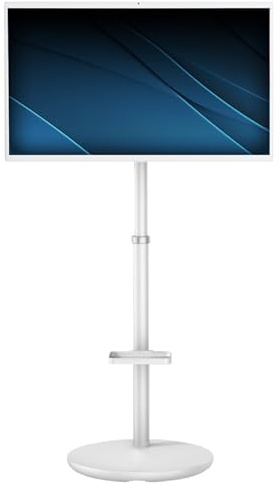 YXYLJOZ Televisor Televisor Android de 32 Pulgadas: portátil con Ruedas silenciosas, Pantalla táctil de 10 Puntos, cámara de 13 MP y Altavoces estéreo para Cocina, Dormitorio y Sala