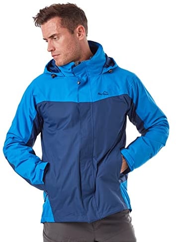 Peter Storm Men’s Lakeside 3-in-1 Jacket with Removable Fleece Midlayer & Rollaway Hood, Waterproof & Breathable Raincoat (UK, Alpha, M, Regular, Regular, Navy)