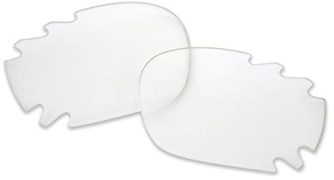 SOODASE Pour Oakley Racing Jacket Vented Asian Fit Des lunettes de soleil Transparent Verres de remplacement