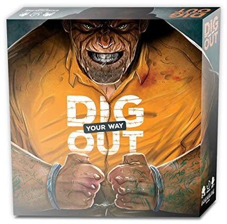 Dig Your Way Out – Gesellschaftsspiel – Strategie – Wer kommt als erstes aus dem Gefängnis – zum Spielen zwischen Freunden – Spiel für Erwachsene, Jugendliche – ab 16 Jahren – für 2 bis 6 Spieler