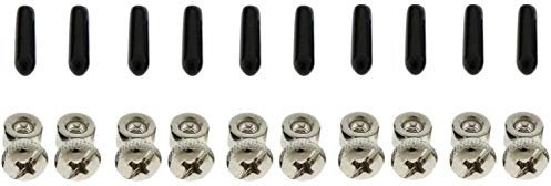 SGerste 5 Bulk Jump Skipping Rope Screws, Cable Length Adjuster with End Caps for Gym Fitness Training