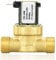 KLYNGTSK Water Valve 1/2 AC 220V Normally Closed Brass Electric Solenoid 2 Way Water Solenoid Valve Magnetic Pressure Regulating Valve for Washing Machine, Water Dispenser and Garden Spray Irrigation