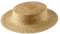 Classic Italy - Chapeau Paille Femme Canotier Coco - Taille 54 cm