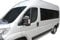 SCOUTT | GP Deflettori D'Aria Antiturbo Adatti Per Ducato dal 2006, Set di 2 Pz, Nero, Antivento, Antipioggia, Fume' Oscurati, Aerodinamico