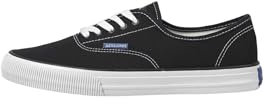 JACK&JONES Men's JFWCURTIS Canvas LN Sneaker, Anthracite, 9 UK