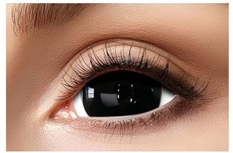 Medium Sclera Kontaktlinsen Black