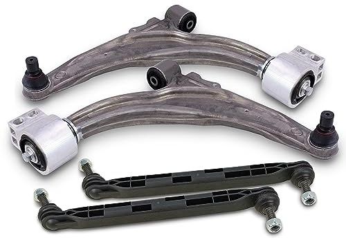 BESTPRICE ATP Querlenkersatz - 2x Querlenker vorne 2x Koppelstange vorne | Kompatibel mit: CHEVROLET CRUZE Schrägheck, OPEL AMPERA, ASTRA J, ASTRA J Caravan, ASTRA J Kasten/Kombi
