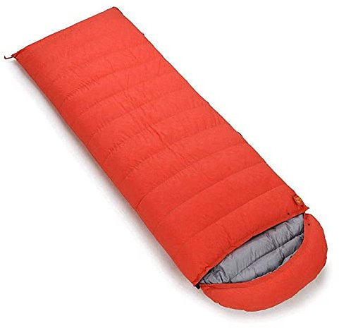 Schlafsack Vier-Jahreszeiten-Daunenschlafsack für den Außenbereich, ultraleichter Schlafsack, Kompressionssack (lila400) (orange800)