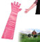 Bavooty Gants Longs en Plastique Vétérinaire,Gants D'insémination Jetables,Gants Imperméables Transparents Jetables,Gants D'insémination Artificielle,Gants Vétérinaires Jetables,90cm,Rouge,30pcs