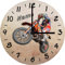Print Equipment (18.78 Wanduhr Glasuhr 29 cm - Quad Motorrad Motorsport Motorcross Speedway - gern mit Name, 18.80