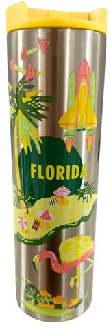 Starbucks Florida Discovery Series - Bicchiere in acciaio INOX, 470 ml