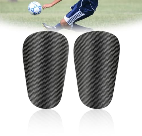 Fußball-Schienbeinschoner, Dunkelgrau 9.5 x 6 cm Extra Mini Schienbeinschoner für Jugendliche und Erwachsene Schutzausrüstung, Kleine Schienbeinschoner für Männer Frauen Kinder Jungen Mädchen