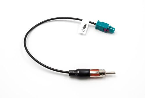 vhbw adattatore per autoradio compatibile con Fiat dal 2012 ca. - Adattatore per antenne da Fakra (m) a DIN (m)