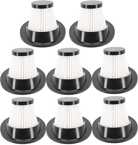 YUETTYY Paquete de 1/8/10 filtros lavables y reutilizables, filtros HEPA de repuesto para aspiradora de mano VacLife VL188 VL189, accesorios de elemento de filtro (paquete de 10)