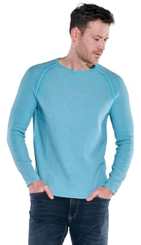 engbers Herren Herren Pullover Uni, Mittelblau, 38680, Mittelblau in Größe 3XL