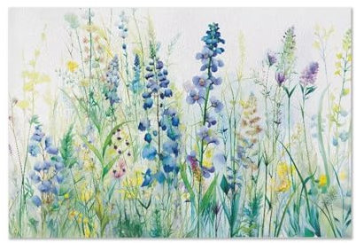 Tapete absorbente para secar platos, hojas verdes, escurridor, almohadilla protectora para ollas para encimeras de cocina, fregaderos, refrigerador, 40 x 60 cm